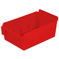 Shelfbox Display Bin in Red - 9.25 D x 5.51 W x 3.74 H Inches
