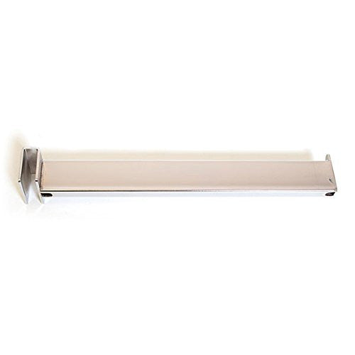 Rectangular Tubing Faceout in Chrome 12 Inches Long