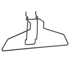 Black Hangers 14 Inches Long fits Slatwall/Gridwall - Case of 10