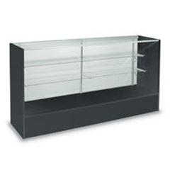 Full Vision Display Case 70 W x 18 D x 3 H Inches with Adjustable Shelves