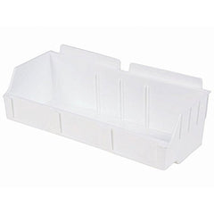 Storbox Display Bin in White 4.65 D x 11.42 W x 3.35 H Inches