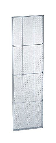 Plastic Pegboard Wall Panels in Clear 16 W x 60 H Inches - Lot of 2