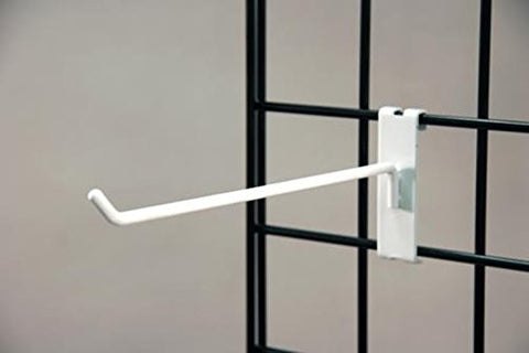 Grid Hooks in Chrome 6 Inches Long for Gridwall - Case of 50