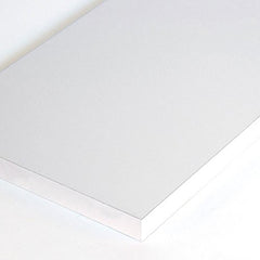 Melamine Shelf in White 8 x 24 Inches