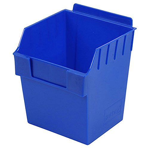 Storbox Display Bin in Blue 5.90 D x 5.90 W x 7.0 H Inches for Slatwall