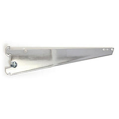 Chrome Shelf Brackets 12 Inches Long with Lock for 1 Inch Slot OC - Pack of 25