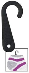 Sock Hanger Hook in Black 1.875 Inches H - Lot of 200
