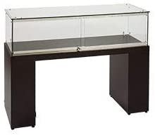 Full Vision Display Case in Black - 38 H x 18 D x 48 L Inches