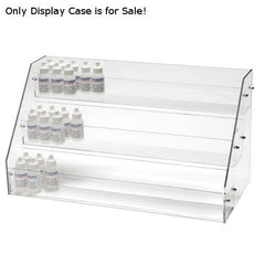 Acrylic Three Tier E Juice Counter Display - 21 W x 6 D x 11 H Inches