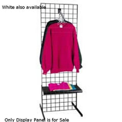 Steel Grid Impulse Display in White - 24 W x 72 H Inches