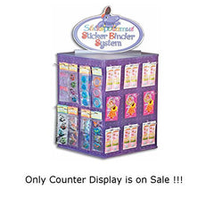 4 Sided Pegboard Counter Display in Clear 14 W x 20 H Inches