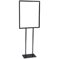 Floor Standing Sign Holder in Black 22 x 28 Inches