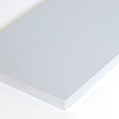 Melamine Shelf in Gray 8 x 24 Inches