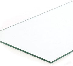 Plate Glass Shelves 8 D x 34 W x 0.25 Thick Inches - Case of 4